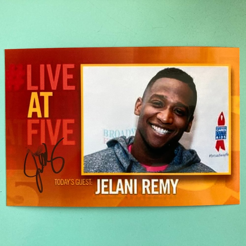 Jelani Remy Signed Photo 4”X6” Color Broadway The Lion King & Ain't Too Proud